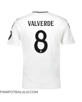 Real Madrid Federico Valverde #8 Tricou Fotbal Replică 2024-25 Barbati Acasa